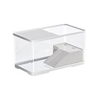 Aquatic Tortoise Aquarium, Reptile Habitat, Tortoise Aquarium Habitat, Tortoise Tank for Crayfish, Versatile Reptile Habitat, Hermit Crabs, 30.6x29.6x18.4cm