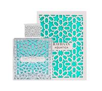 Aquatica de Rayhaan es una fragancia masculina fresca, exótica y sorprendentemente gourmand, pensada para hombres que buscan un aroma diferente, moderno y con personalidad.