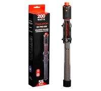 Aquatop GHPRO-200W GHPRO - Calentador sumergible de cuarzo para acuarios, control de temperatura ajustable, vidrio de cuarzo duradero, ideal para acuarios de agua dulce y marinos de hasta 55 galones