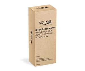 Aquavie Technology - Kit de 3 cartuchos de repuesto para dispensador autónomo e instantáneo de agua purificada Osmô y Osmô Burbuja