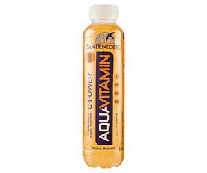 Aquavitamin C-Power acqua vitaminica botella de agua de naranja PET 24 x 400 ml