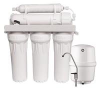 AQUAWATER 104375 AQUAWATER-104375-osmosis 5 Pasos AVC con Tres (2 Filtro de Carbono Activado Membrana del Cartucho Vontron Grifo Tanque de Agua fría 11 L + 1 conexión Kir), None