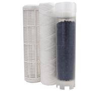 AQUAWATER - 104633 - Sustitución estación de cartucho kit de aguas pluviales de Aqua Lluvia - Kit para filtrar las impurezas y olores de las aguas estancadas - cartuchos: 6 meses