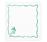 AQUAZURRA - SECRET GARDEN NAPKIN - GREEN AND WHITE - Accesorios para el hogar 2 St.