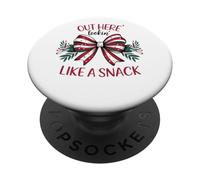 Aquí afuera luciendo como un aperitivo festivo PopSockets PopGrip Adhesivo