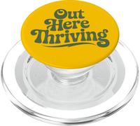 Aquí afuera prosperando Divertido Retro PopSockets PopGrip para MagSafe