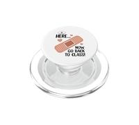 Aquí Ahora Regresar A Clases Enfermera Escuela PopSockets PopGrip para MagSafe