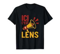AQUÍ ES Lente - Graffiti apoyar RC Lens Sangre y Oro Camiseta