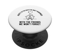 Aquí están Las Noches Que no recordaremos la Fiesta de inauguración de la casa PopSockets PopGrip Adhesivo