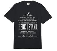 Aquí Estoy Martín Lutero Comfort Colors Adult Heavyweight T-Shirt