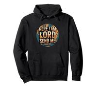 Aquí Estoy YO SEÑOR Envíame Isaías 6:8 Sudadera con Capucha