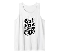 Aquí Fuera Ser Lindo Camiseta sin Mangas