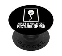 Aquí Hay una Foto Muy Antigua de mí Broma Divertida de Humor para Adultos PopSockets PopGrip Adhesivo
