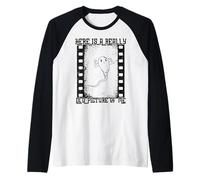 Aquí Hay una Foto Muy Antigua de mí Esperma Sarcástico Camiseta Manga Raglan