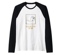 Aquí Hay una Foto Muy Antigua de mí Humor Divertido Camiseta Manga Raglan