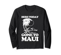 Aquí Hoy (Fuimos a Maui) - Divertidas Vacaciones Hawaii Hawaii Manga Larga