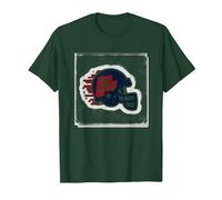 AquÌ Juega Un Quarterback | F˙tbol Americano Deportivo Camiseta, Hombre, Verde Bosque, M