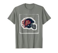 AquÌ Juega Un Quarterback | F˙tbol Americano Deportivo Camiseta, Hombre, Verde Militar Jaspeado, L