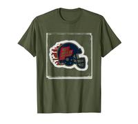 AquÌ Juega Un Quarterback | F˙tbol Americano Deportivo Camiseta, Hombre, Verde Oliva, XL
