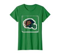 AquÌ Juega Un Quarterback | F˙tbol Americano Deportivo Camiseta, Mujer, Verde Kelly, M