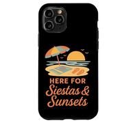 Aquí para Siestas & Puestas de Sol - Elementos mínimos de Verano Carcasa para iPhone 11 Pro