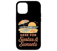Aquí para Siestas & Puestas de Sol - Elementos mínimos de Verano Carcasa para iPhone 12/12 Pro