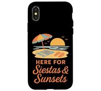 Aquí para Siestas & Puestas de Sol - Elementos mínimos de Verano Carcasa para iPhone X/XS
