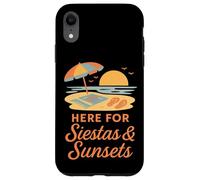 Aquí para Siestas & Puestas de Sol - Elementos mínimos de Verano Carcasa para iPhone XR