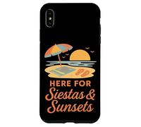 Aquí para Siestas & Puestas de Sol - Elementos mínimos de Verano Carcasa para iPhone XS MAX