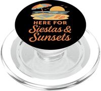 Aquí para Siestas & Puestas de Sol - Elementos mínimos de Verano PopSockets PopGrip para MagSafe