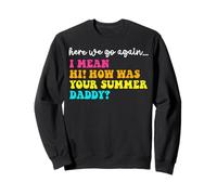 Aquí vamos de nuevo hola, ¿cómo estuvo tu maestro de papá de Sudadera