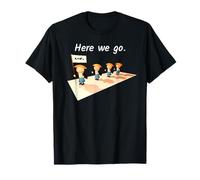 Aquí Vamos. samurái Japón Kanji Kimono Ninja Ukiyo-e Traje Camiseta