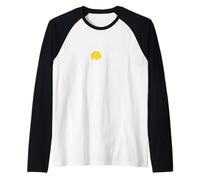 Aquí viene la luz del sol, puntos brillantes y calidez Camiseta Manga Raglan