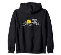 Aquí viene la luz del sol, puntos brillantes y calidez Sudadera con Capucha