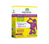 Aquilea Detox + Quemagrasas – Complemento alimenticio sabor Piña – 10 sticks