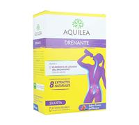 AQUILEA Drenante 15 Sticks Solubles Sabor Frutas del Bosque - Para Eliminar Líquidos - Con 8 Extractos Naturales - Complemento Alimenticio