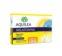 Aquilea Melatonina 1,95 mg – 60 comprimidos – Con vitamina B6 – Ayuda a conciliar el sueño