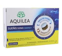 Aquilea Sueño Compact – Comprimidos bicapa con melatonina – 30 comprimidos
