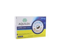 Aquilea Sueño Compact | 30 comprimidos Bicapa | Sueño sin despertares | Melatonina y Extractos de Valeriana, Pasiflora y Amapola de California para Conciliar el Sueño y liberacion retardada