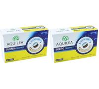 Aquilea Sueño Compact | 60 comprimidos Bicapa | Favorece Descanso Reparador (Paquete de 2)