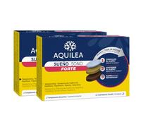 AQUILEA Sueño Forte | Pack 2x 30 Comprimidos | Descanso Nocturno | Conciliar y Mantener el Sueño. Con Melatonina, Pasiflora, Amapola de California, Valeriana y Melisa. Vitamina D B6.