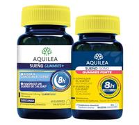 AQUILEA Sueño Gummies | Pack 2 unidades de 30 y 60 gominolas | Melatonina + Melotime™ Liberación Prolongada. Descanso Sueño de calidad. Melisa, Pasiflora, Amapola y Vitamina B6