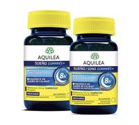 AQUILEA Sueño Gummies | Paquete de 2 unidades de 30 y 60 gominolas | Sueño profundo de calidad | Sin azúcar | 8h de descanso
