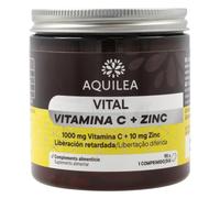 Aquilea Vital Vitamina C+ Zinc | 90 cápsulas | Vitamina C 1000 mg de Liberación Prolongada con Zinc | Complemento Alimenticio apoyo al bienestar general