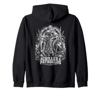Aquiles y Patroclo se enfurecen después de la pérdida Guerrero mítico Sudadera con Capucha