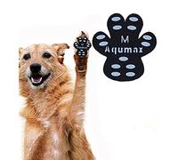 Aqumax Almohadillas de tracción antideslizantes para patas de perro, calcomanías para patas de perro con adhesivo más fuerte, protección de patas en pavimento caliente de verano, para suelos