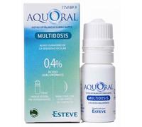 Aquoral Gotas Oftálmicas Lubricantes Esteril AC Hialurónico 0.4% Multidosis 10 ml - Hidratante