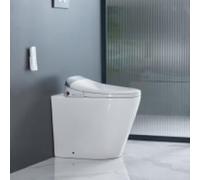 Aquore | i-WC SMART Inodoro Inteligente Para Tanque Empotrado | Referencia 388679 | Descarga Rimmles | Fondo 57 cm