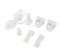 Aqur2020 - Kit de piezas de reparación de cadena de polea lateral para cortina enrollable de 17 mm, para el hogar, cocina, muebles para el hogar, sombra de ventana, persianas enrollables (blanco)