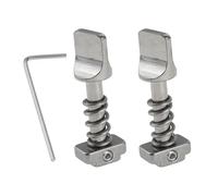 Aqvjd 2 pernos de aleta para tabla de surf, tornillos de aleta deslizante, clavos individuales, tornillos de repuesto de acero inoxidable, tornillo de aleta de acero inoxidable para tabla de surf